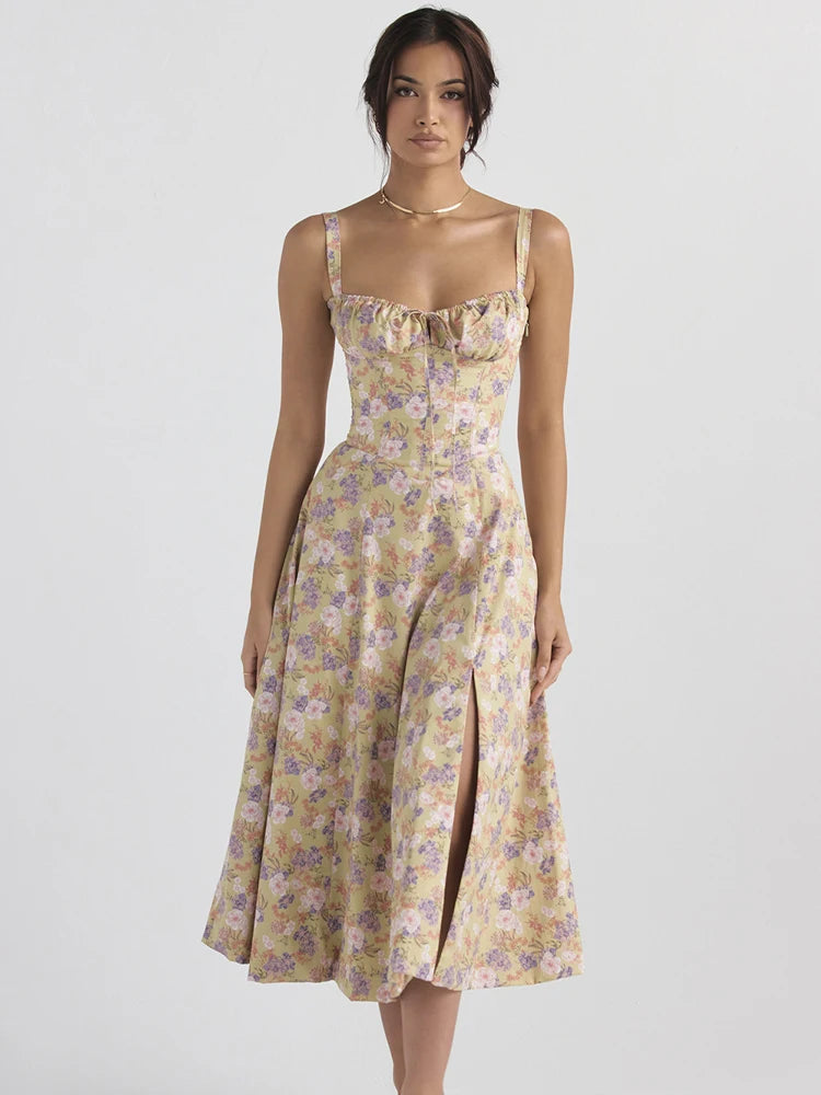 Bella Fiora Floral Midi Dress