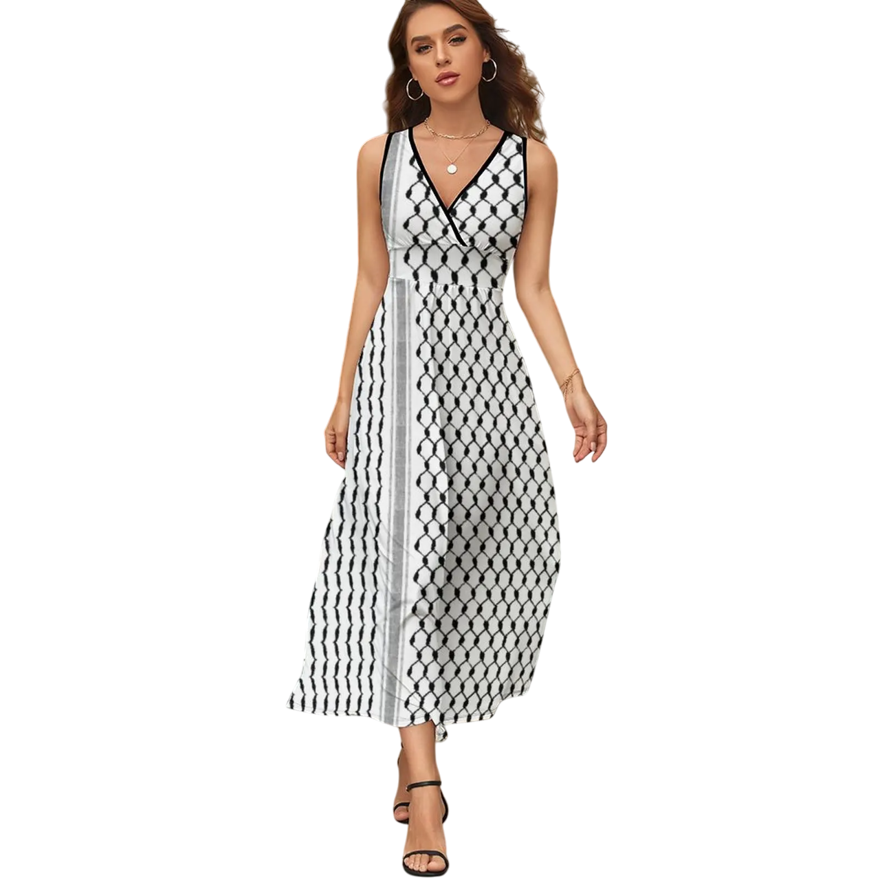 Chic Simplicity, Monochrome Maxi Dress