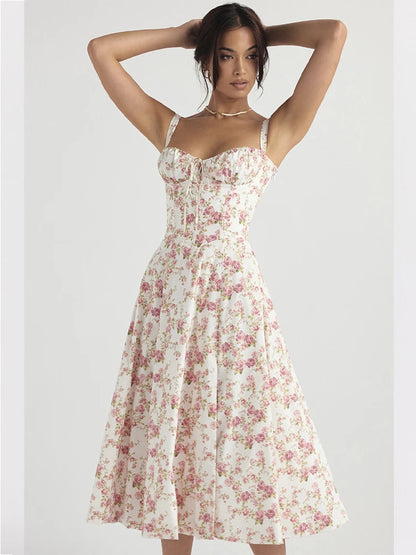 Bella Fiora Floral Midi Dress