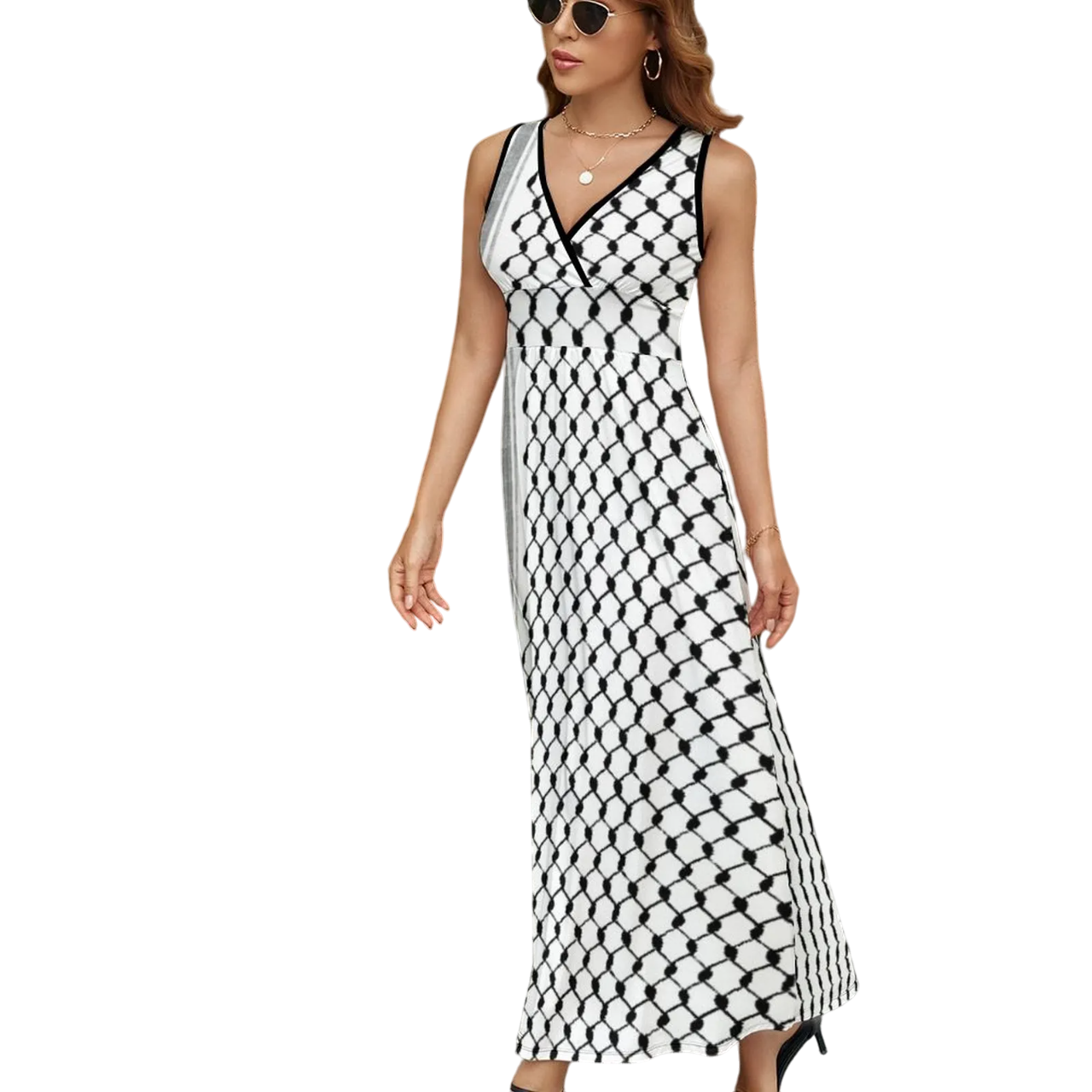 Chic Simplicity, Monochrome Maxi Dress