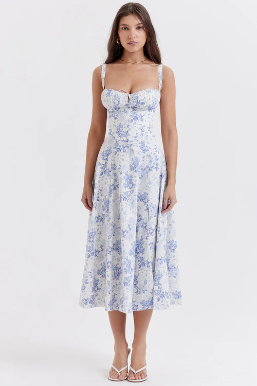 Bella Fiora Floral Midi Dress